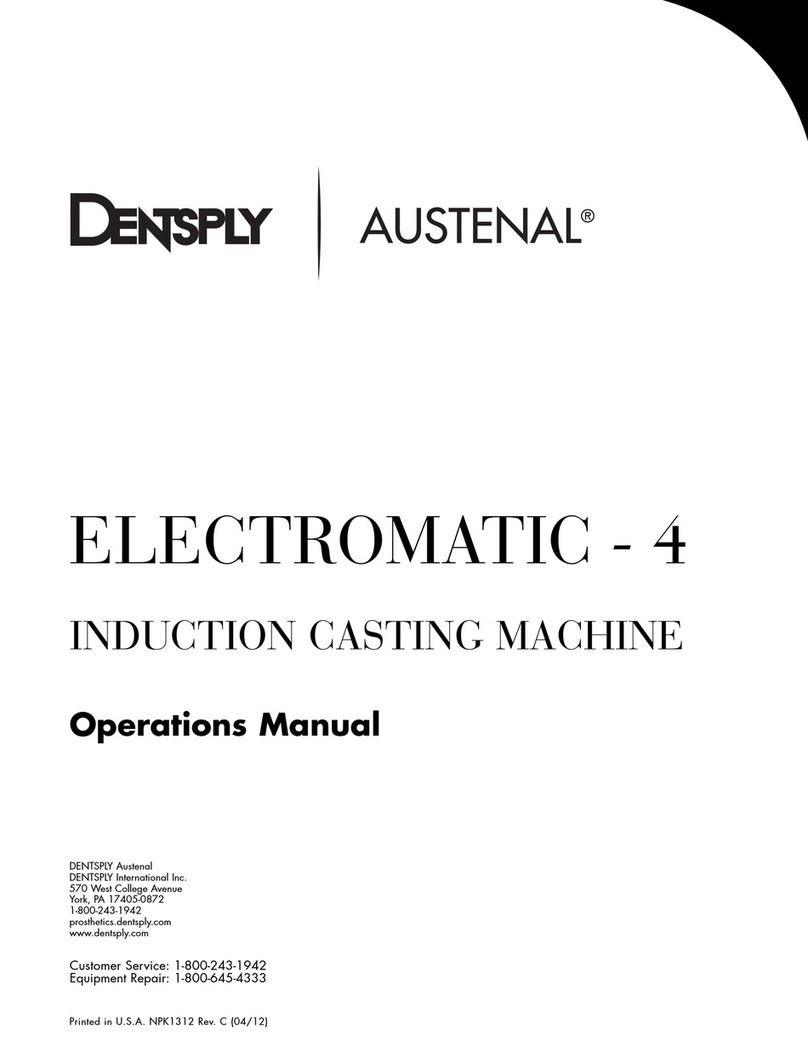 DENTSPLY AUSTENAL ELECTROMATIC-4 Operation manual