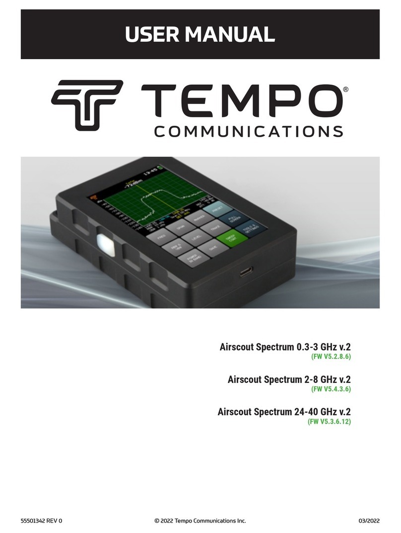 Tempo Fitness Airscout Spectrum ASPEC03BK User manual
