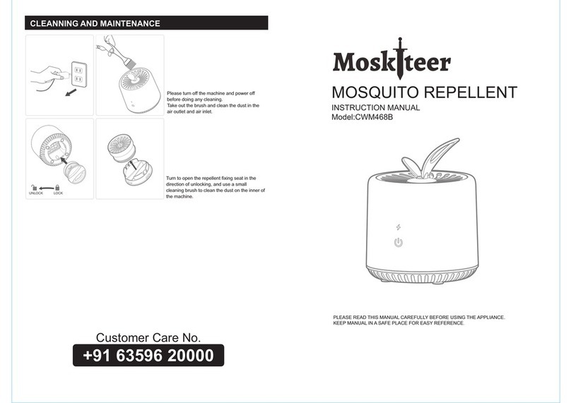 Moskitrap Moskteer instruction manual