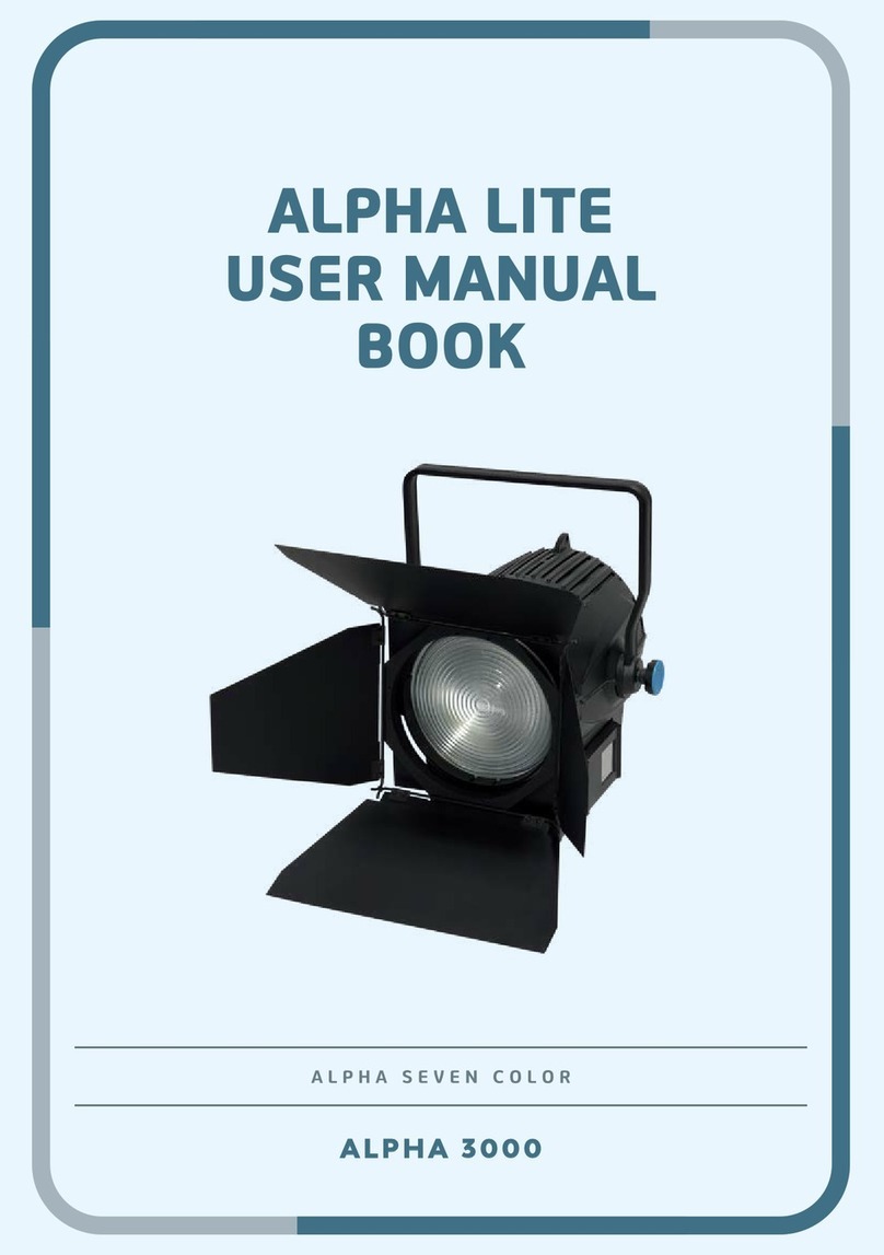 ALPHA LITE ALPHA 3000 User manual