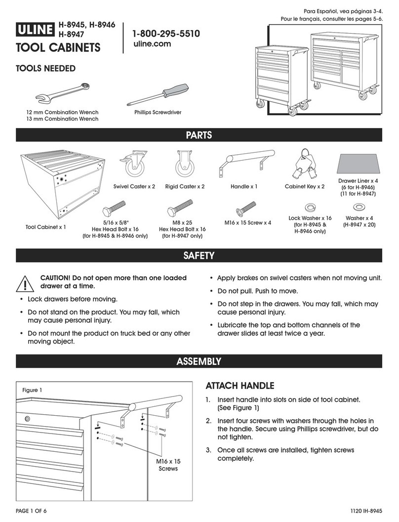 U-Line H-8945 User manual