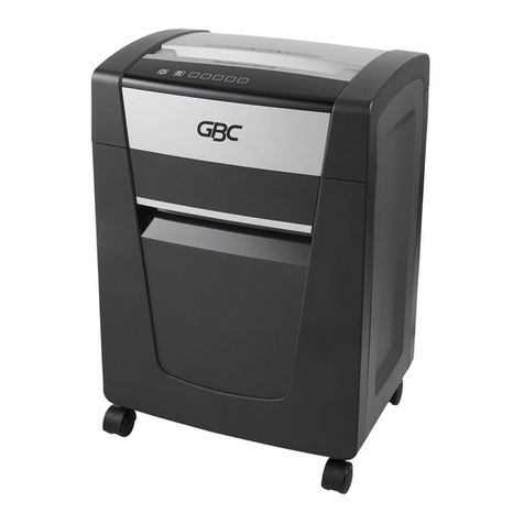 GBC SHREDMASTER SM15-08 User manual