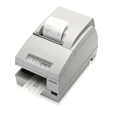 Epson U675 - TM Color Dot-matrix Printer User manual