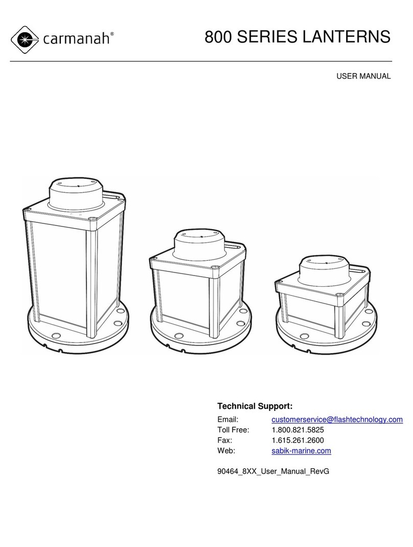 Sabik Marine carmanah 800 Series user manual