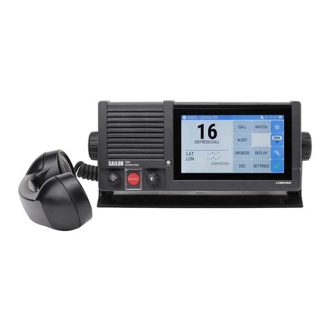 COBHAM SAILOR 7222 VHF DSC quick start guide