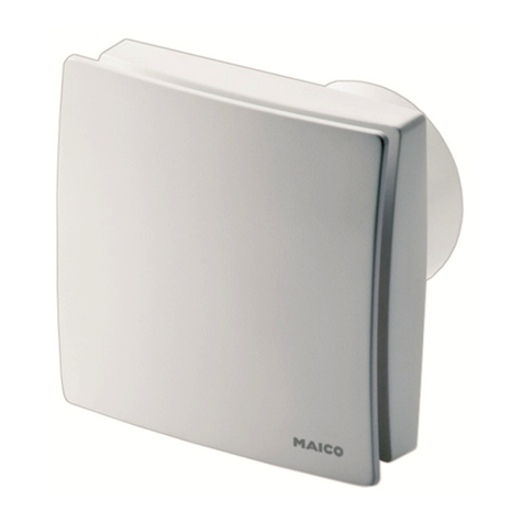 Maico ECA 150 ipro Installation and operating instructions