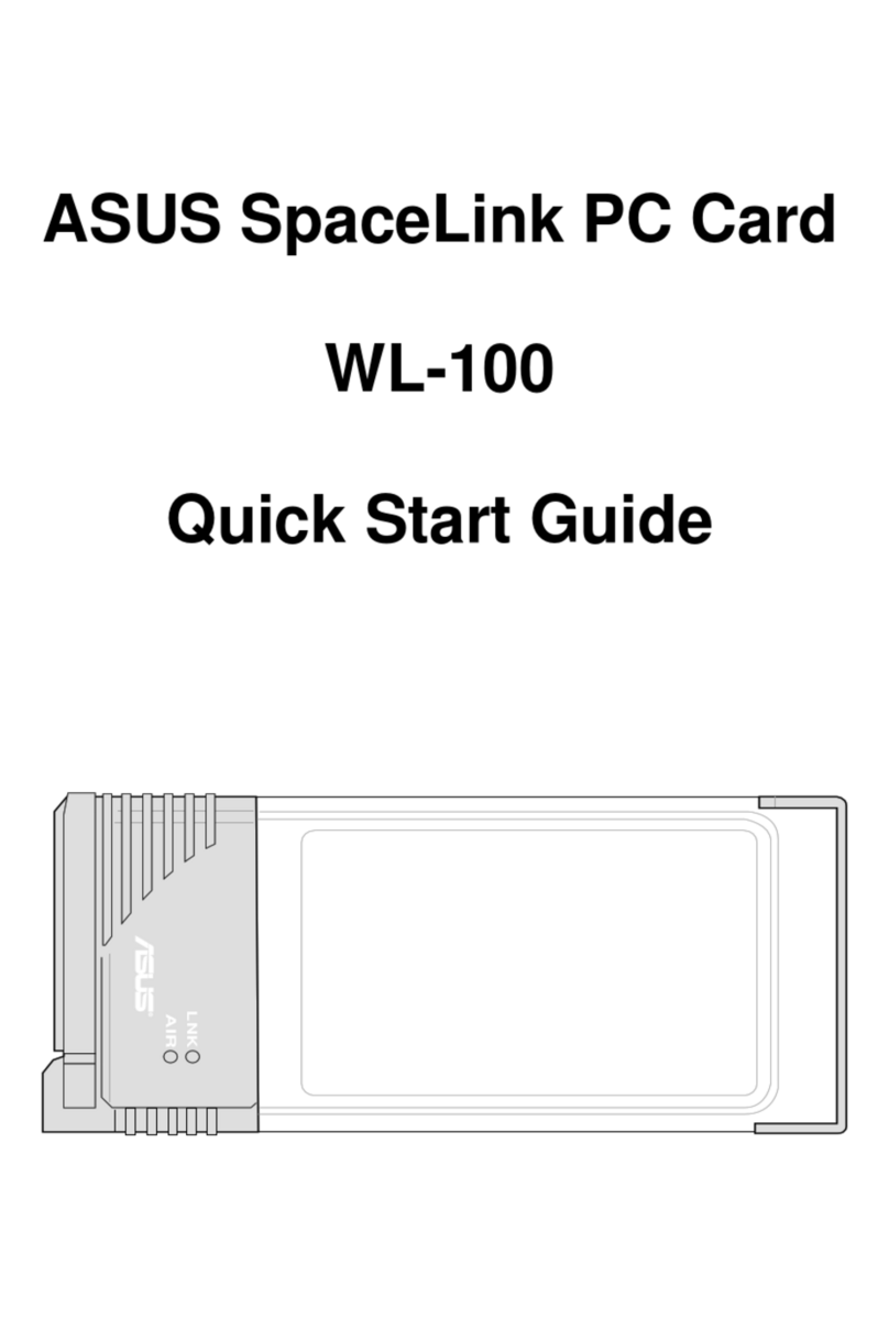Asus SpaceLink WL-100 quick start guide