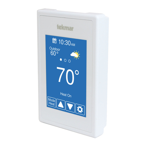 Watts Tekmar WiFi Thermostat 561 User manual