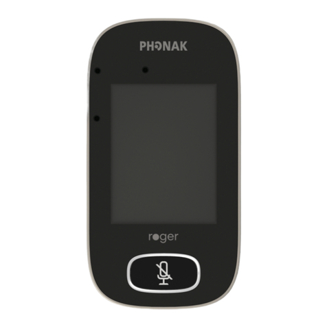 Sonova Phonak Roger Touchscreen Mic User manual
