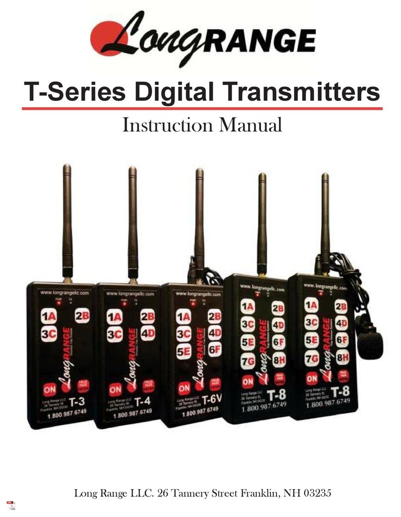 Long range T Series instruction manual
