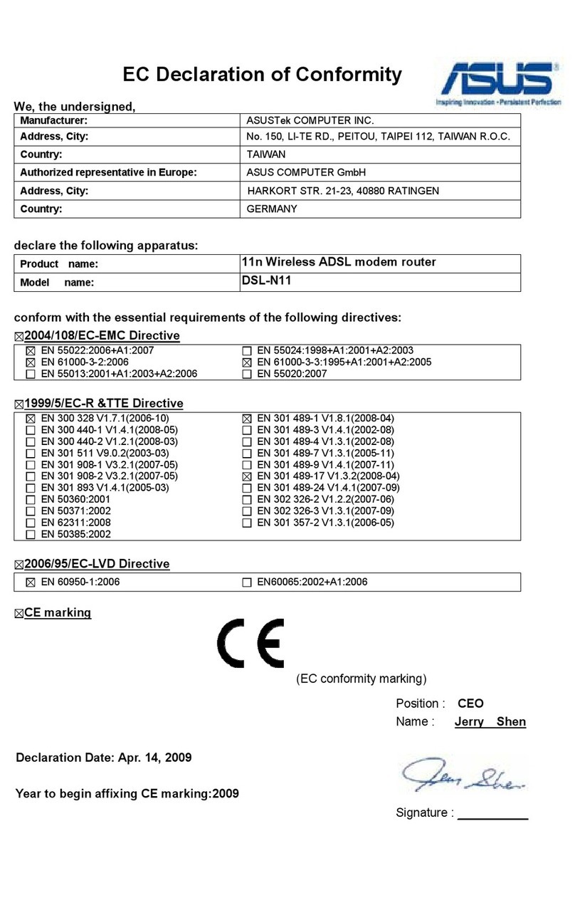 Asus DSL-N11 User manual