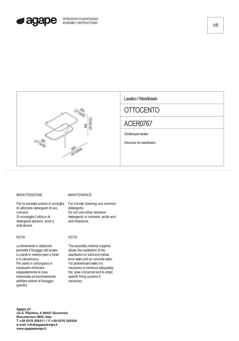 agape OTTOCENTO ACER0767 User manual