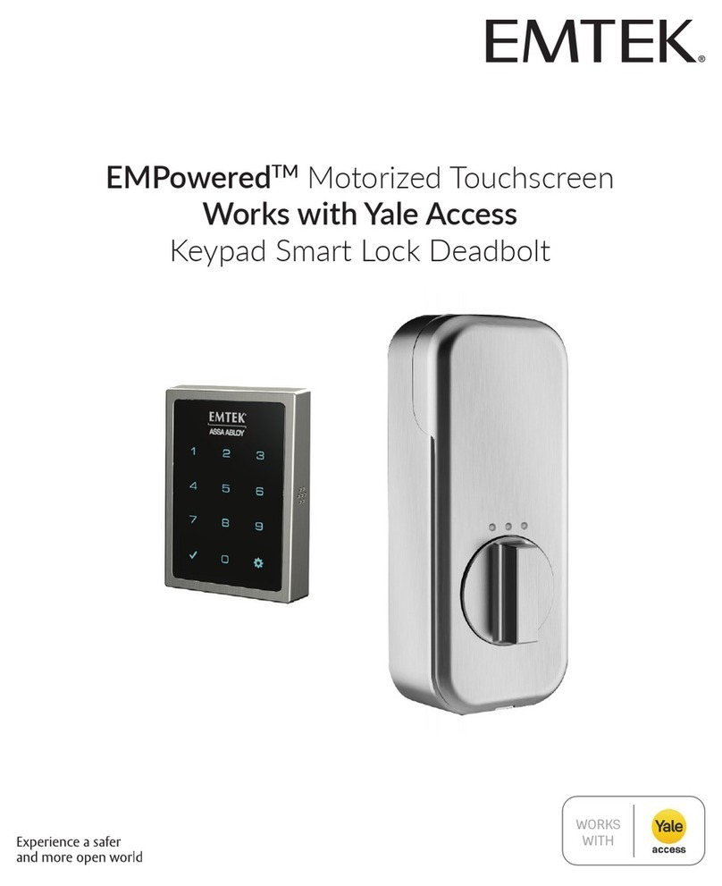Emtek EMPowered in8-empwrunty User manual