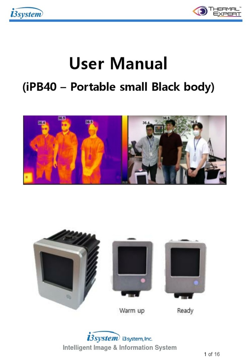 i3system THERMAL EXPERT iPB40 User manual