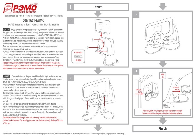 Remo+ CONTACT-MIMO User manual
