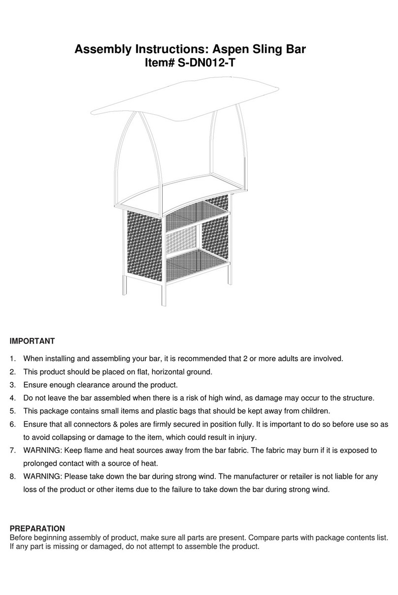 Sunjoy S-DN012-T User manual Sunjoy S-DN012-T User manual