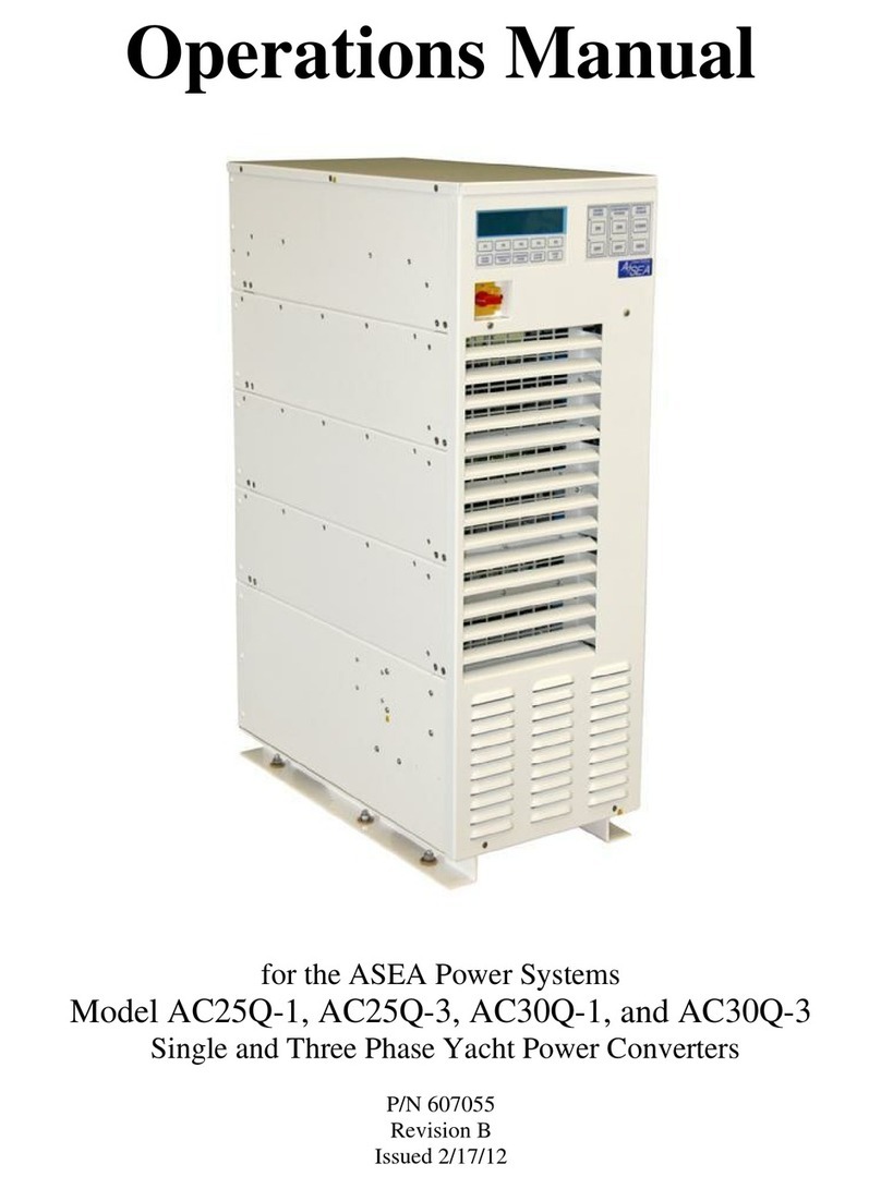 ASEA AC25Q-1 Operation manual