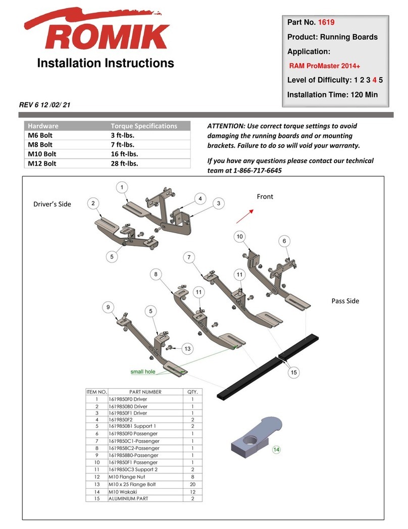 Romik 1619 User manual