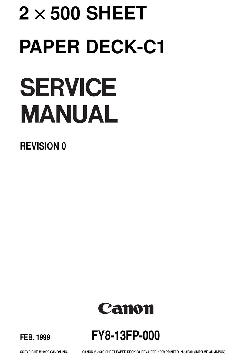 Canon PAPER DECK-C1 User manual