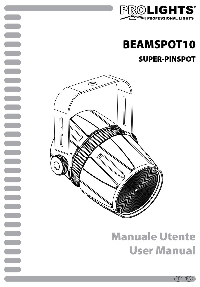 ProLights BEAMSPOT10 user manual