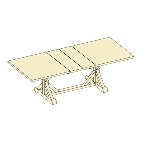 Unfinished Furniture of Wilmington T-4272 A Series Assembly instructions