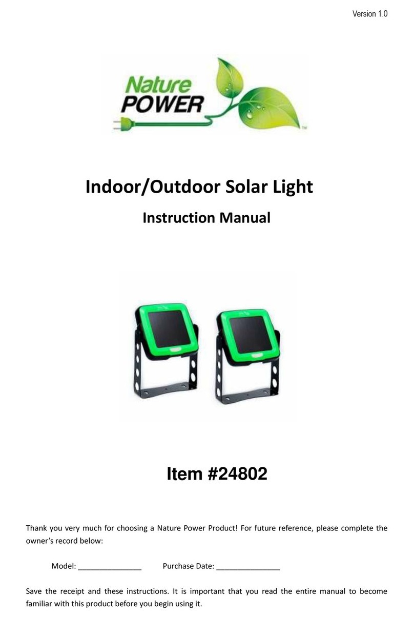 Nature Power 24802 instruction manual Nature Power 24802 instruction manual