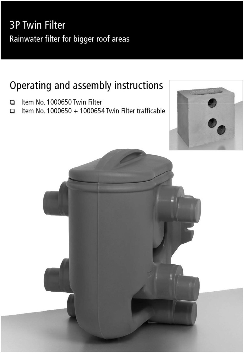 3P Technik Twin Filter operating instructions