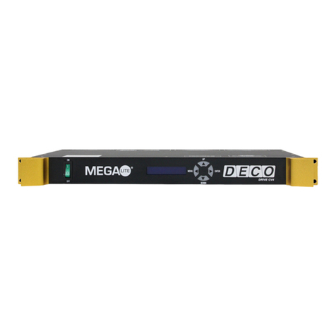 MegaLite DECO DRIVE CV4 User manual