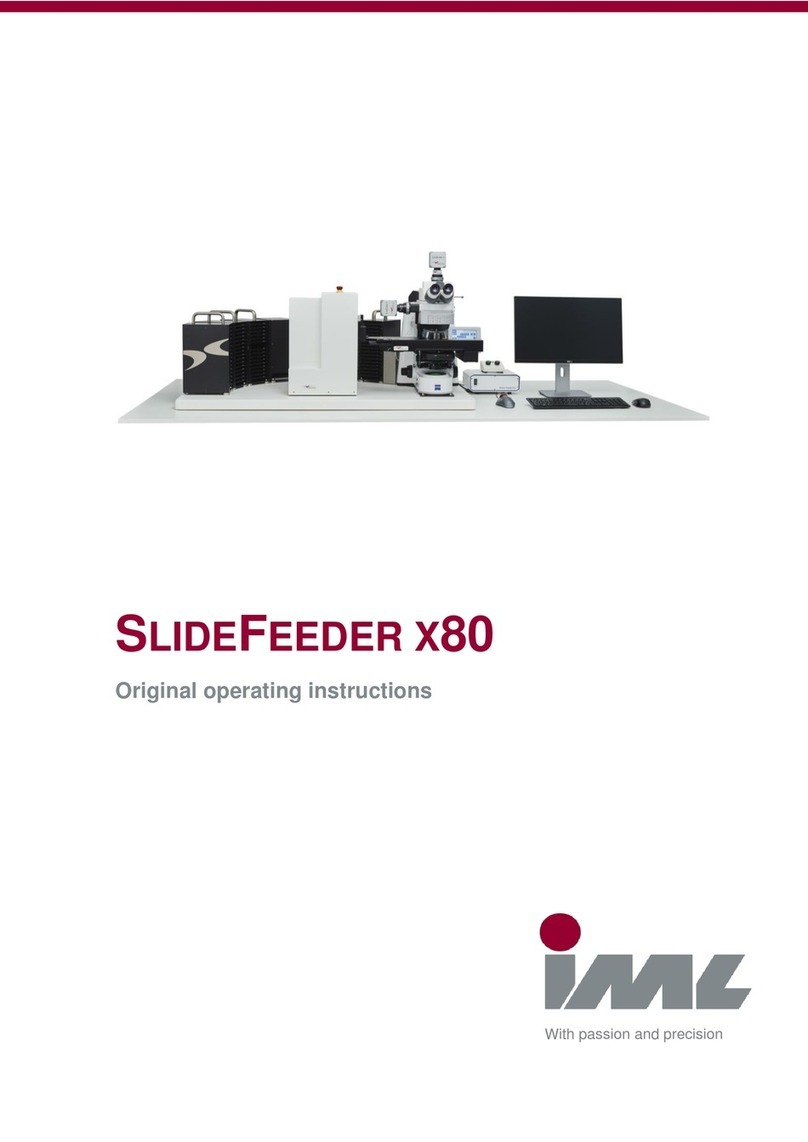 IML SLIDEFEEDER X80 manual