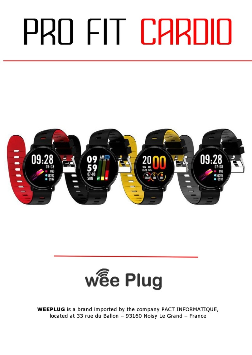 WEEPLUG PRO FIT CARDIO manual