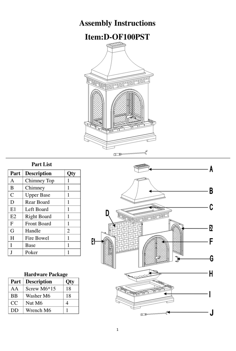 HOMEDEPOT D-OF100PST User manual