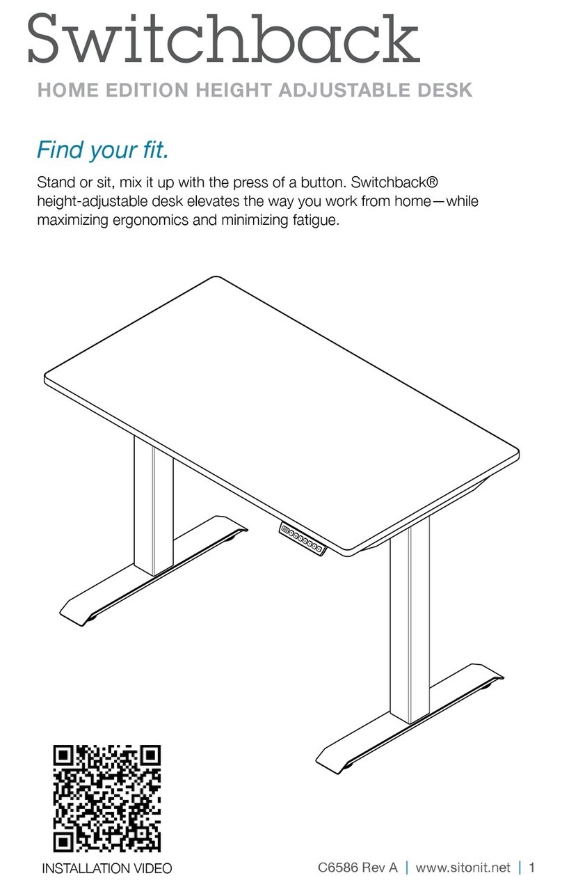 SitOnit Seating Switchback User manual