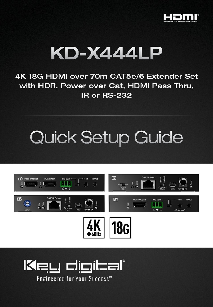 Key Digital KD-X444LP User manual Key Digital KD-X444LP User manual