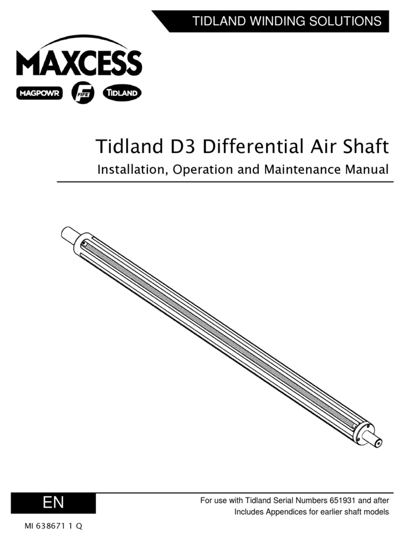 Maxcess Tidland D3 User manual