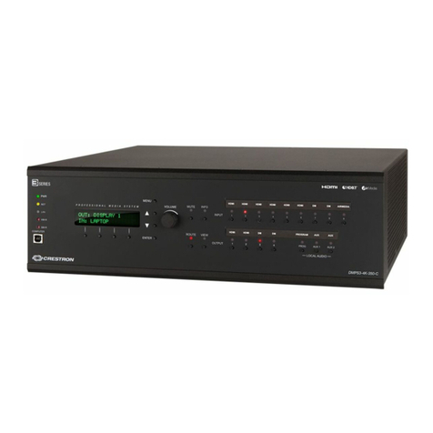 Crestron DigitalMedia 3 Series Supplemental guide