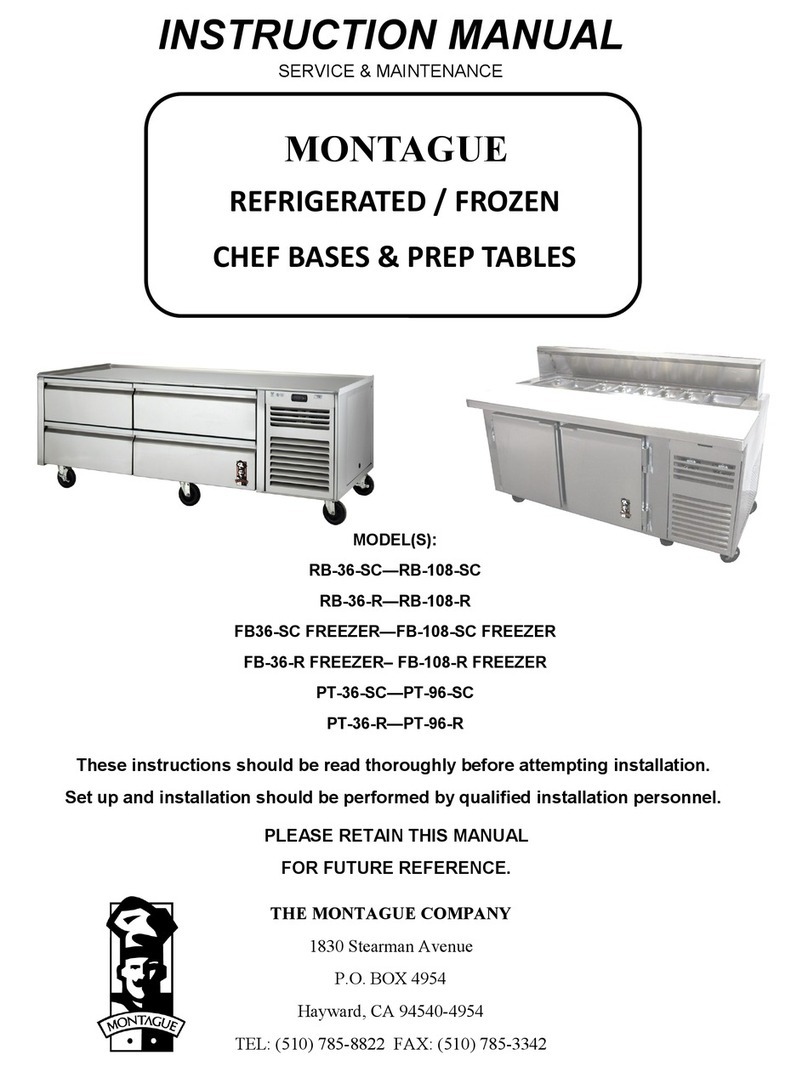 MONTAGUE RB36SC instruction manual