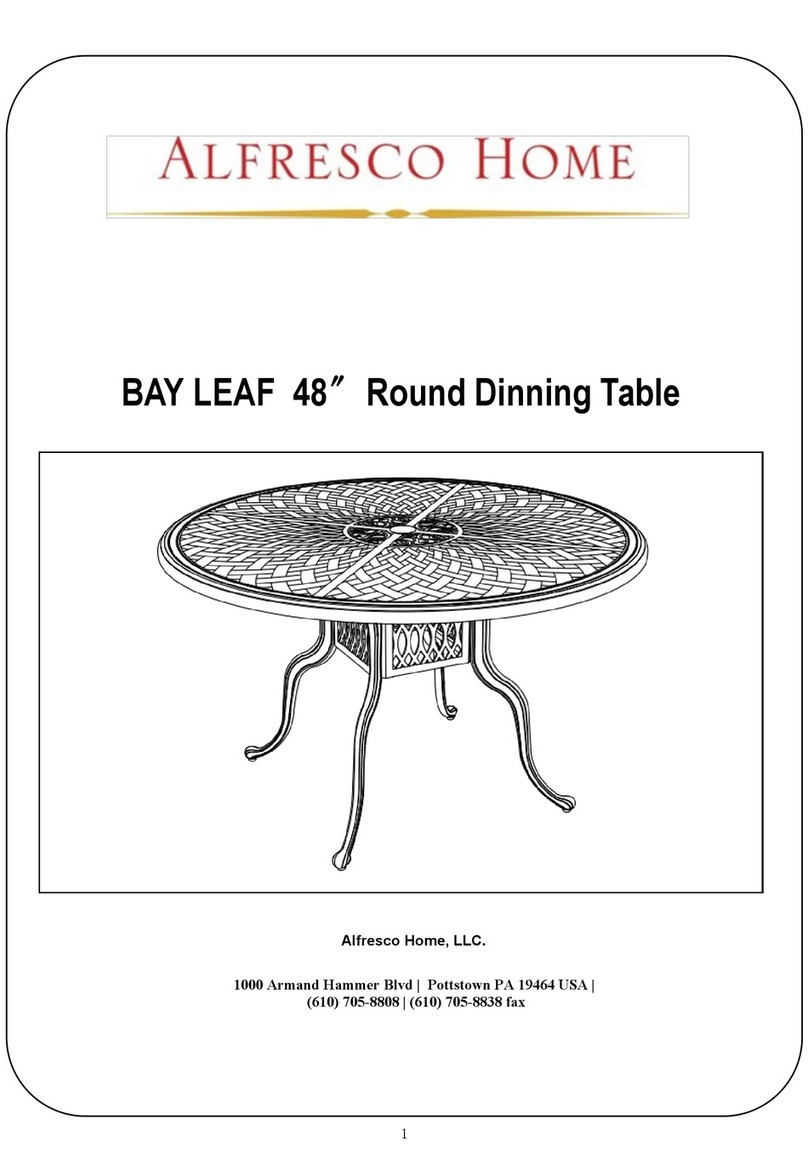 Alfresco Home BAY LEAF 48 manual Alfresco Home BAY LEAF 48 manual