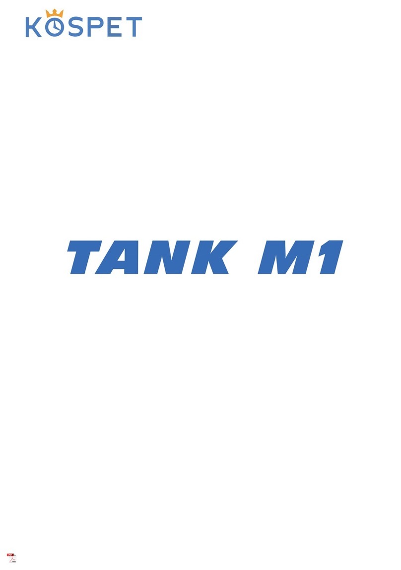 KOSPET TANK M1 manual