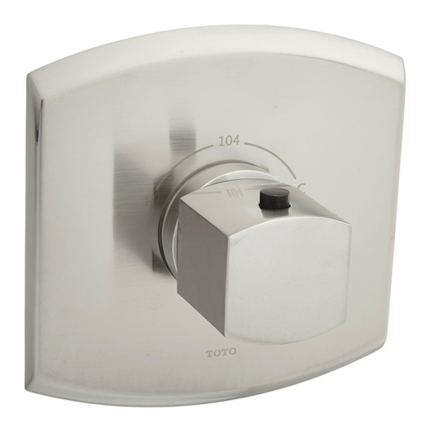 Toto SOIREE TS960T Installation instructions Toto SOIREE TS960T Installation instructions