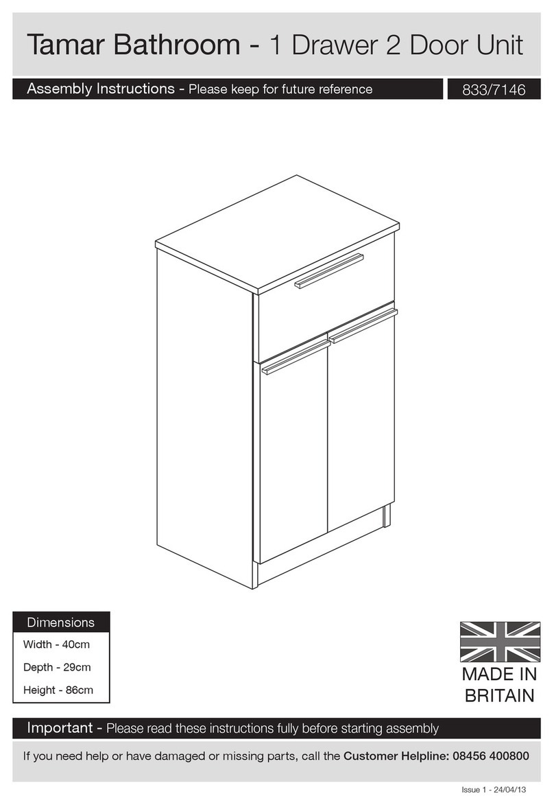 Argos Tamar Bathroom 833/7146 User manual