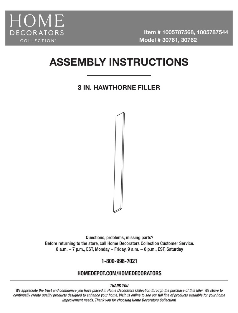 Home Decorators Collection 30761 User manual Home Decorators Collection 30761 User manual