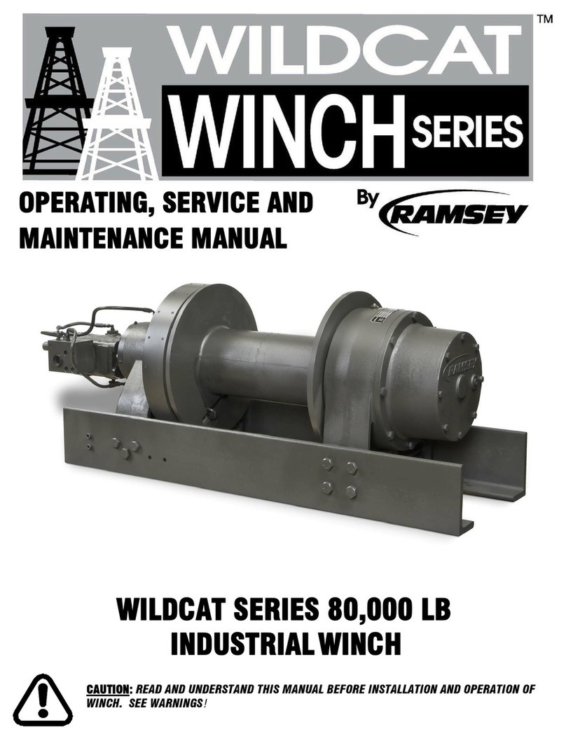 Ramsey Electronics WILDCAT 80,000 LB Series Installation and user guide
