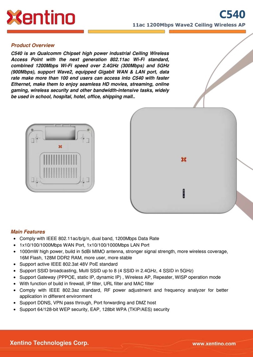 Xentino C540 User manual