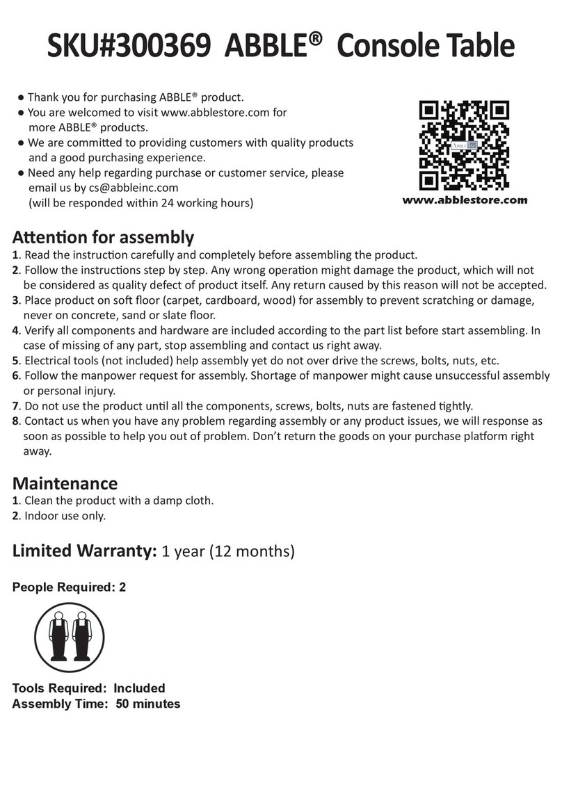 Abble 300369 manual