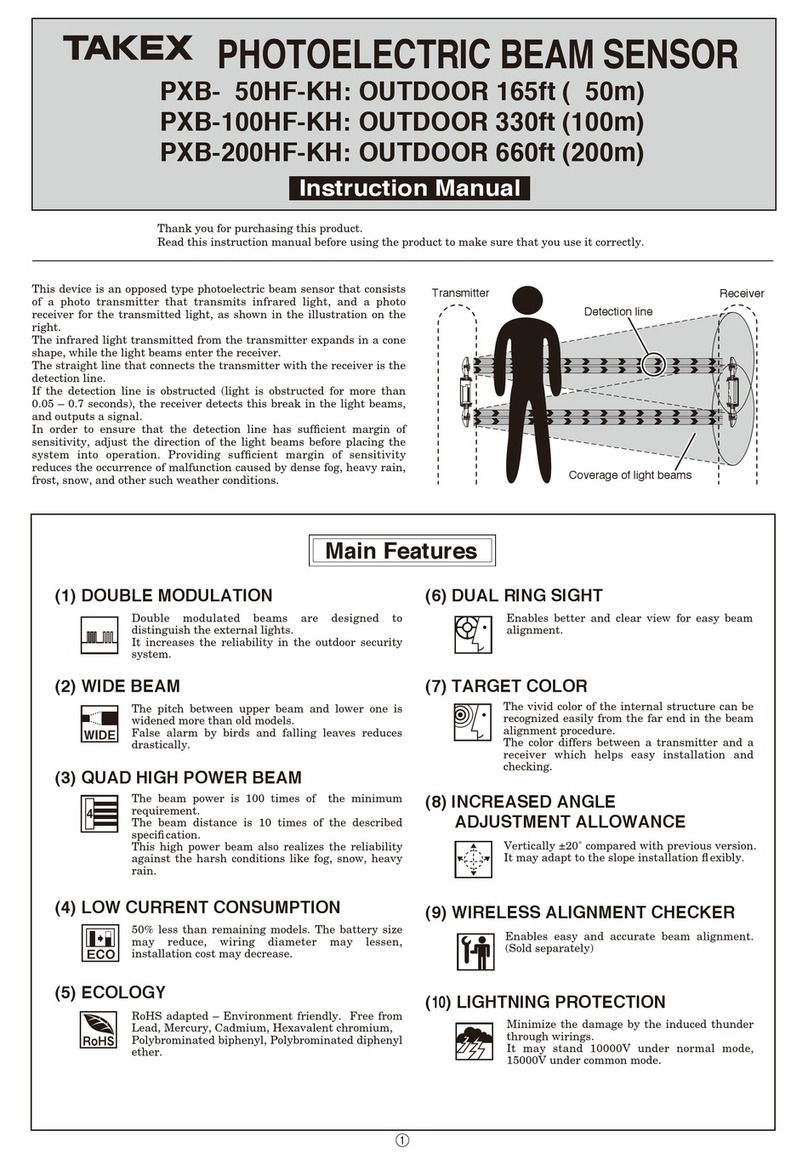 Takex PXB-50HF-KH instruction manual
