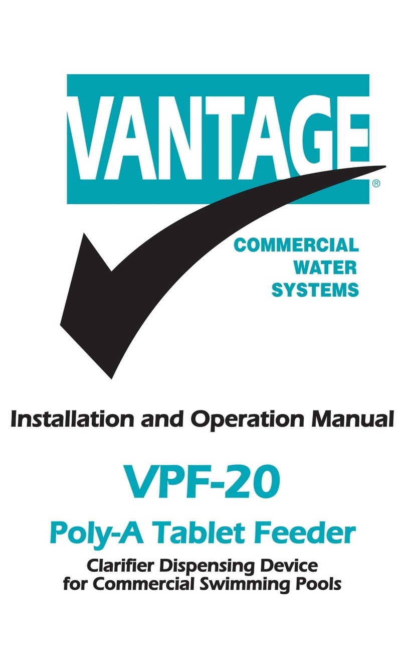 Vantage Hearth VPF-20 Installation and operation manual Vantage Hearth VPF-20 Installation and operation manual
