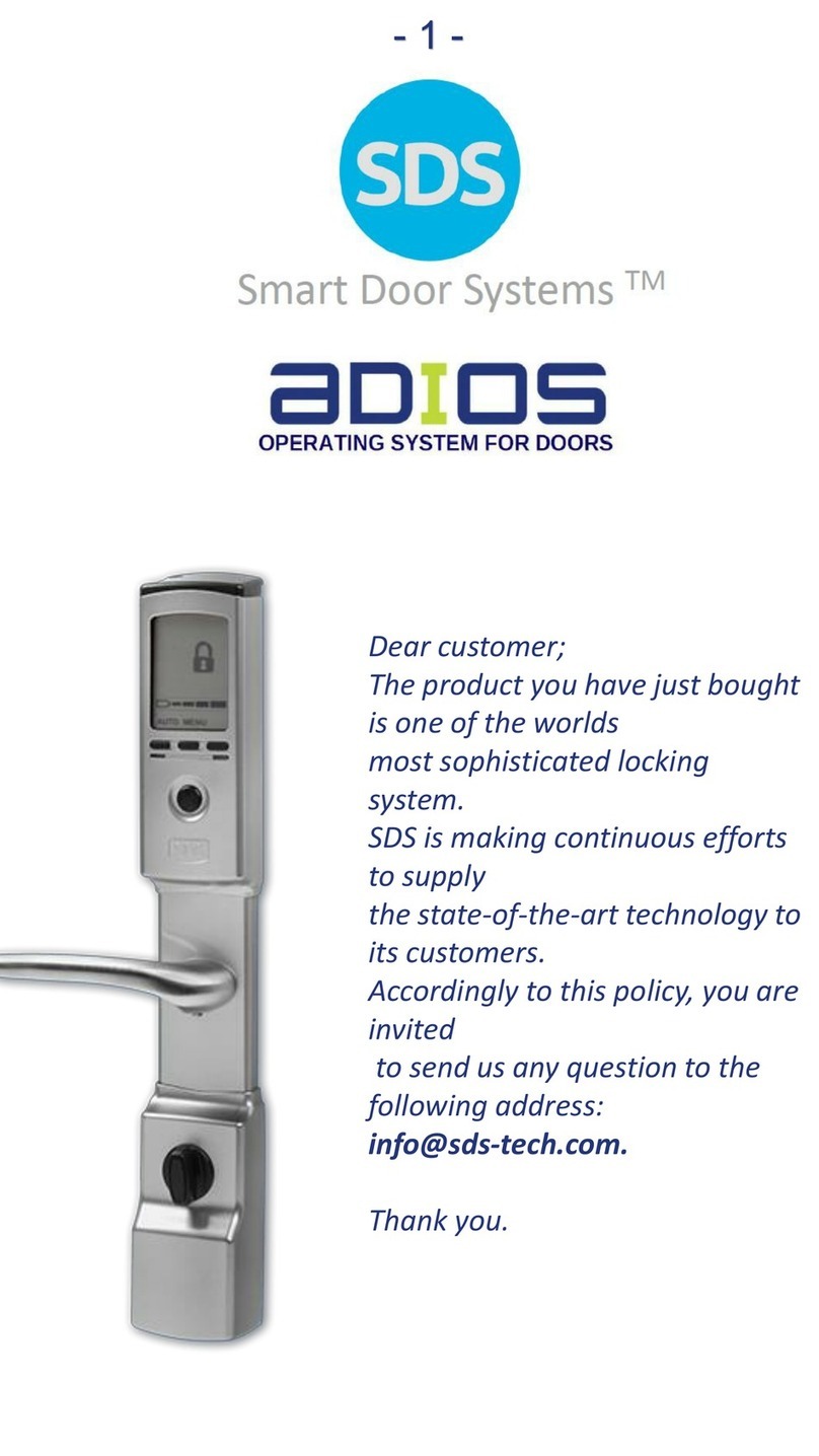 SDS Smart Door System ADIOS manual