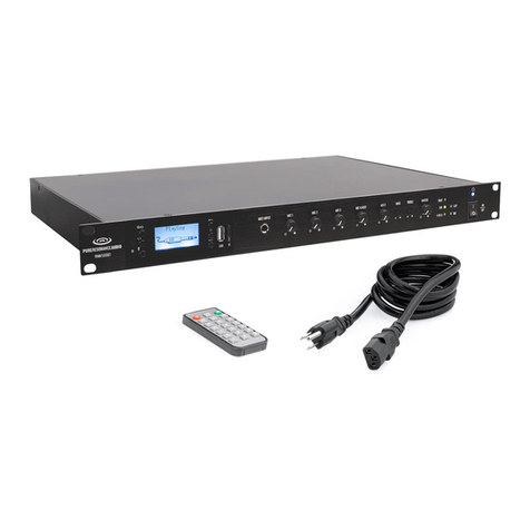 Pure Resonance Audio RMA500BT Installation and operation manual