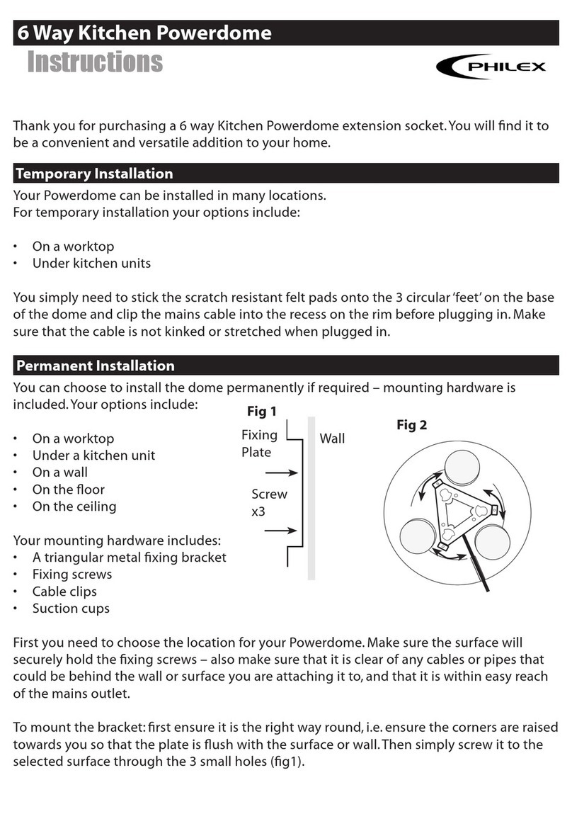Philex Powerdome instructions