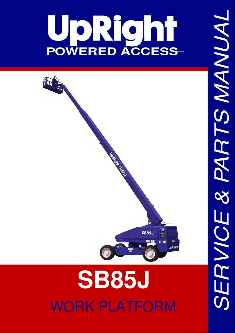 Upright SB85J Service & parts manual